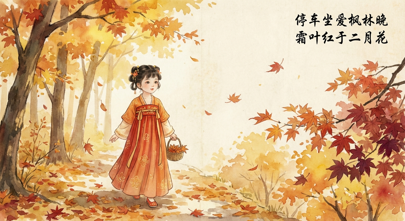 秋·汉服小女孩